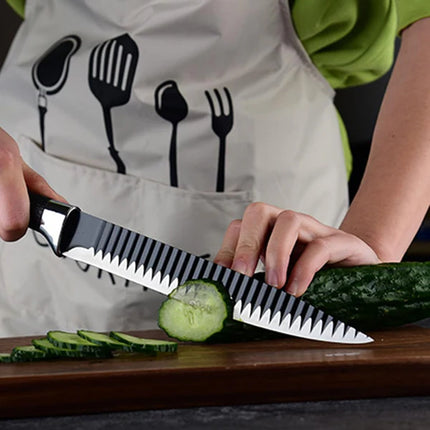6-piece set featuring sharp knives, robust scissors designed for professional chefs