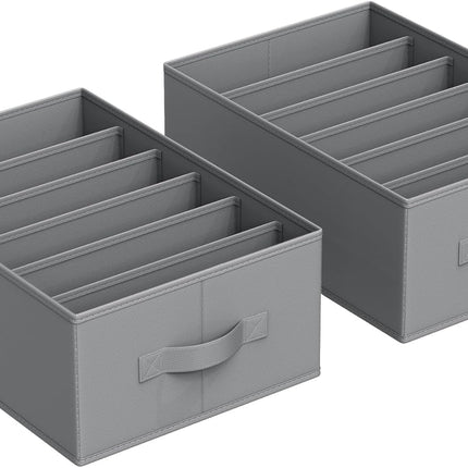 Clothes Storage Organizer – 9-Grid Foldable Box for Closet & Drawers