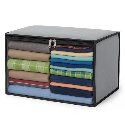 Cloth Storage Bags with Clear Window Shirt,Pant,three pcs Organizer