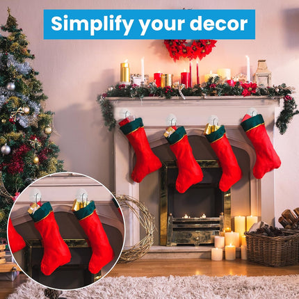 Crystal Wall Hooks – 4 Pcs Adhesive Diamond Hooks for Clothes, Bags & Towels