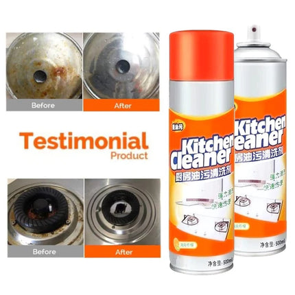 Kitchen Foam Cleaner – All-in-One Spray for Stove, Chimney, Gas Burner & Stainless Steel Surfaces