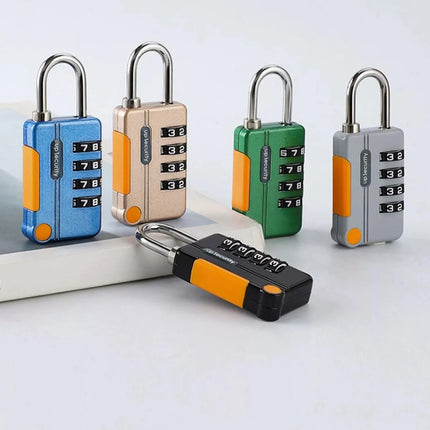 Lock 4 Digits Combination Mini Size Padlock Waterproof Outdoor Heavy Duty
