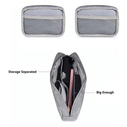 Portable Charger & Accessories Bag – Lightweight Travel Organizer