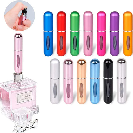 Travel Perfume Rechargeable Spray Bottle Mini Refillable Spray Jar Scent Pump