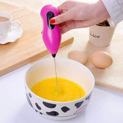 Ultra Fast Handheld Electric Mixer for Coffee, Juice, Drinks Multicolor
