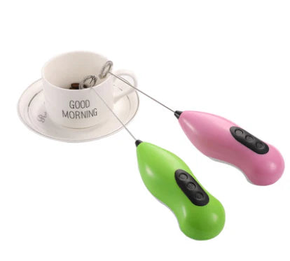 Ultra Fast Handheld Electric Mixer for Coffee, Juice, Drinks Multicolor
