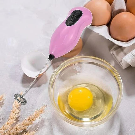 Ultra Fast Handheld Electric Mixer for Coffee, Juice, Drinks Multicolor