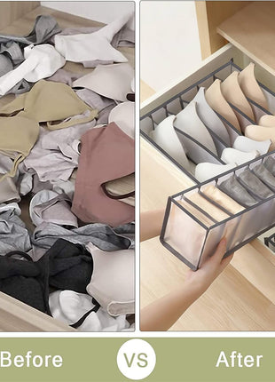 11-Grid Mesh Underwere Closet Oganizer