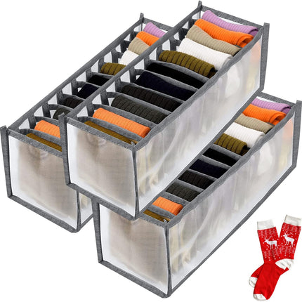 11-Grid Mesh Underwere Closet Oganizer for Storage Small Clothes