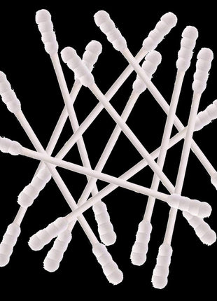 200 Pieces Cotton Swabs, Double Spiral Tipped with Paper Stick