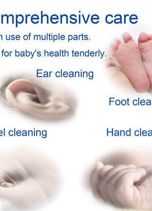 200 Pieces Cotton Swabs, Double Spiral Tipped with Paper Stick