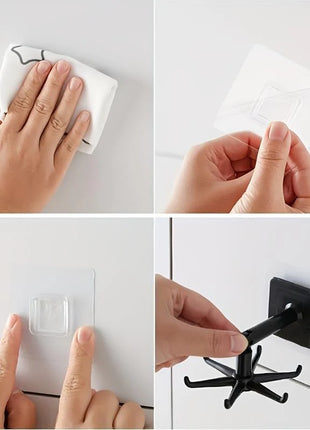 Adjustable Storage Hook – 360° Rotating