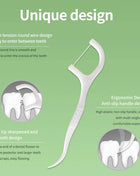 50Pcs Dental Floss Stick