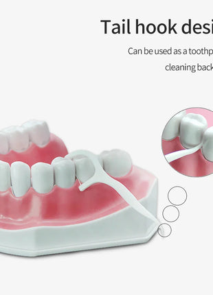 50Pcs Dental Floss Stick