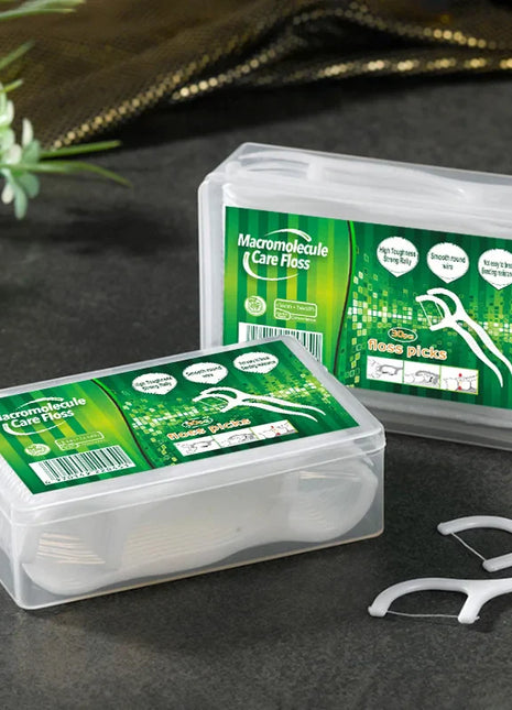 50Pcs Dental Floss Stick