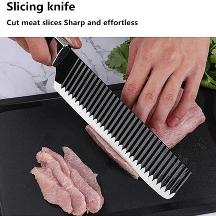 6-piece set featuring sharp knives, robust scissors designed for professional chefs