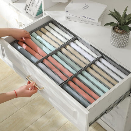 Clothes Storage Organizer – 9-Grid Foldable Box for Closet & Drawers