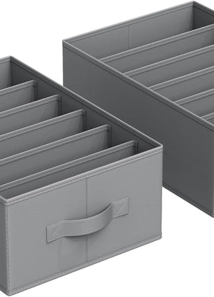 9-Grid Clothes Organize Foldable Box for Closet