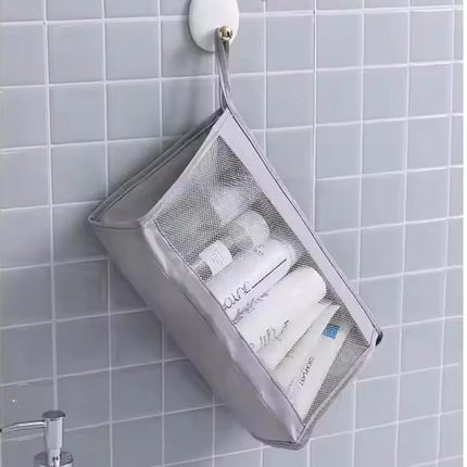 AirMesh Travel Toiletry Organizer – Lightweight Portable Cosmetic & Bathroom Storage Bag