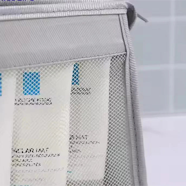 AirMesh Travel Toiletry Organizer – Lightweight Portable Cosmetic & Bathroom Storage Bag