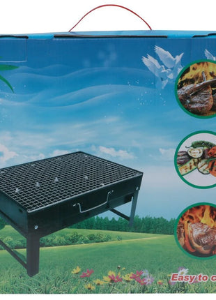 Barbeque Grill Portable Camping Grill 37 cm x 27 cm x 19 cm for Garden