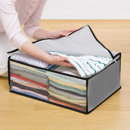Cloth Storage Bags with Clear Window Shirt,Pant,three pcs Organizer