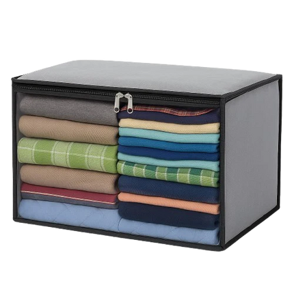 Cloth Storage Bags with Clear Window Shirt,Pant,three pcs Organizer