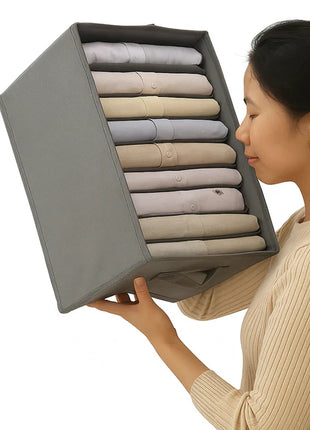 9-Grid Clothes Organize Foldable Box for Closet