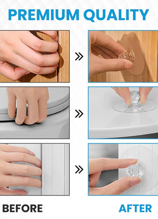 Crystal Wall Hooks–4 Pcs Adhesive Diamond Hooks