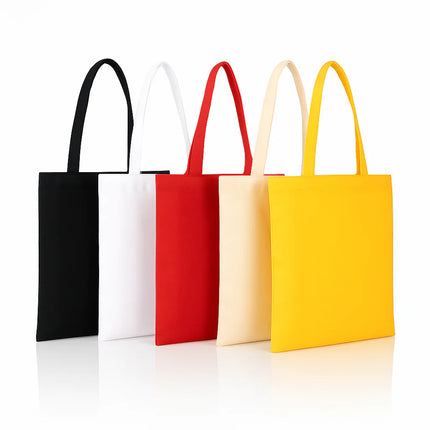 EcoSmart Natural Cotton Tote – Lightweight, Zipperless, Canvas Shopping Bag (Single Piece)