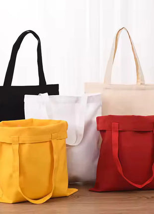 Natural Canvas Cotton Tote Bag Single pcs