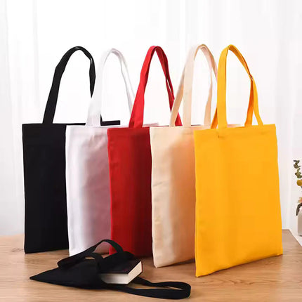 EcoSmart Natural Cotton Tote – Lightweight, Zipperless, Canvas Shopping Bag (Single Piece)
