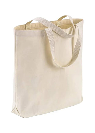 Natural Canvas Cotton Tote Bag Single pcs