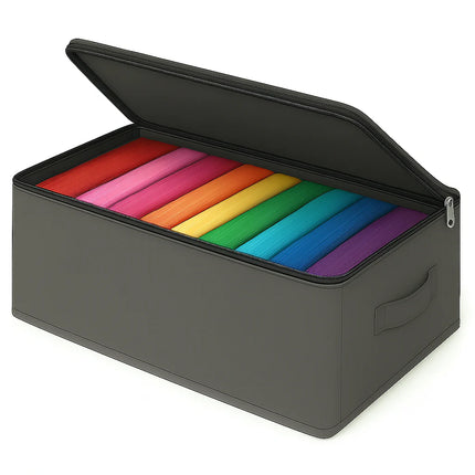 Full Zipper 9-Grid Drawer Clothes Organizer for Wardrobe & Folded Clothes