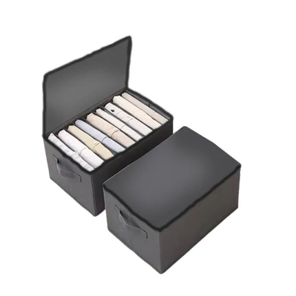 Full Zipper 9-Grid Drawer Clothes Organizer for Wardrobe & Folded Clothes