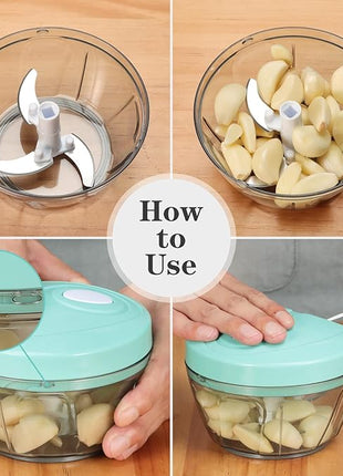 Hand String Vegetable Chopper Onions Cutter for Vegetable Fruits Nuts