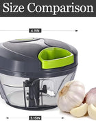 Hand String Vegetable Chopper Onions Cutter for Vegetable Fruits Nuts