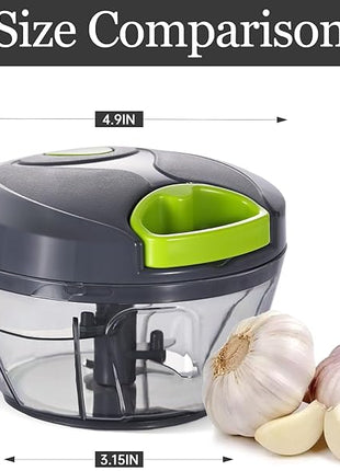 Hand String Vegetable Chopper Onions Cutter for Vegetable Fruits Nuts