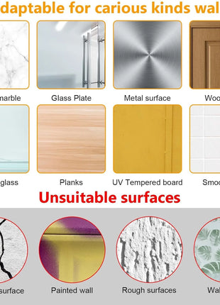 Adhesive Wall Hooks for Hanging 4 Pcs