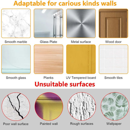 Heavy Duty Adhesive Hooks, Wall Hooks for Hanging 4 Pcs