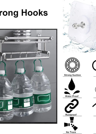 Adhesive Wall Hooks for Hanging 4 Pcs