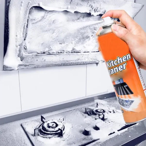 Kitchen Foam Cleaner – All-in-One Spray for Stove, Chimney, Gas Burner & Stainless Steel Surfaces