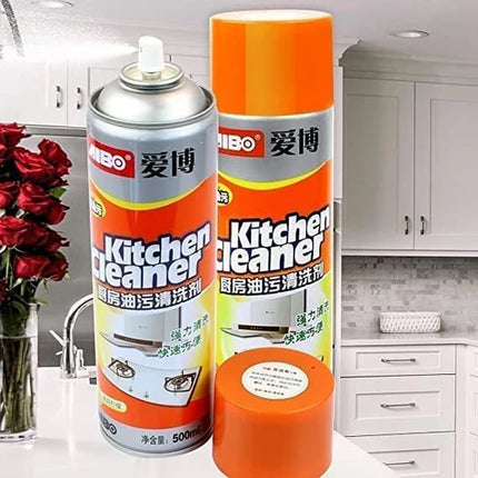Kitchen Foam Cleaner – All-in-One Spray for Stove, Chimney, Gas Burner & Stainless Steel Surfaces