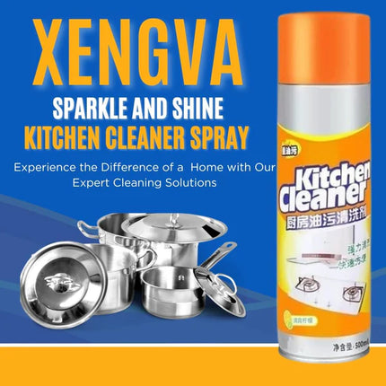 Kitchen Foam Cleaner – All-in-One Spray for Stove, Chimney, Gas Burner & Stainless Steel Surfaces