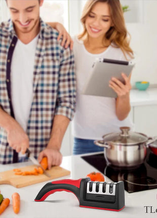 Knife Sharpener – 4 Stage Sharpening Kit