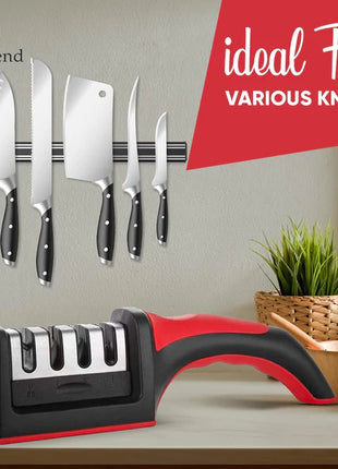 Knife Sharpener – 4 Stage Sharpening Kit