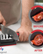 Knife Sharpener – 4 Stage Sharpening Kit