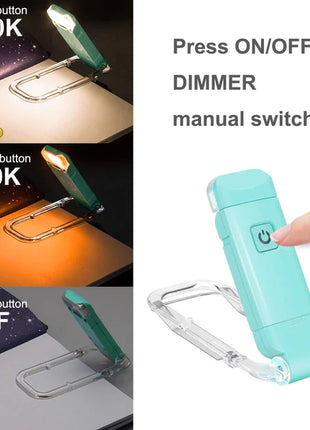LED Book Reading Light – USB Rechargeable