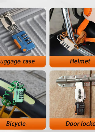 4 Digits Combination Padlock Waterproof Lock