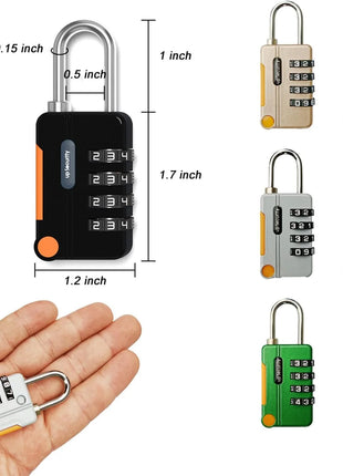 4 Digits Combination Padlock Waterproof Lock